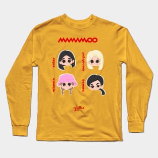 Mamamoo gogobebe fanart Long Sleeve T-Shirt